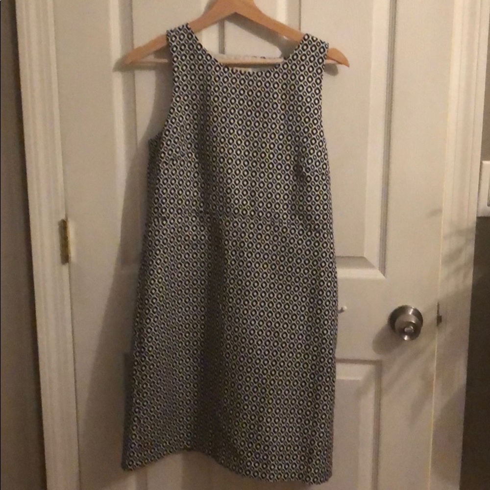 J. Crew black and white print dress size 4